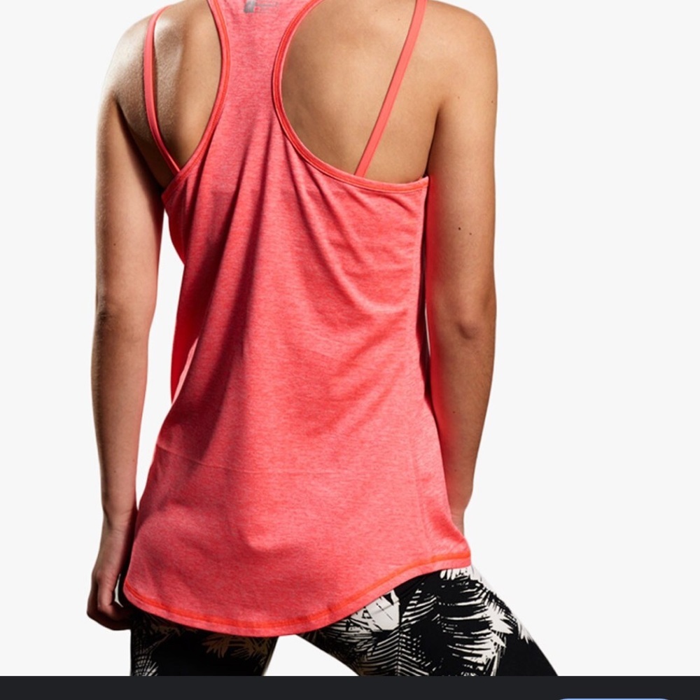 Reebok Pink Racerback Tank Top for Workouts